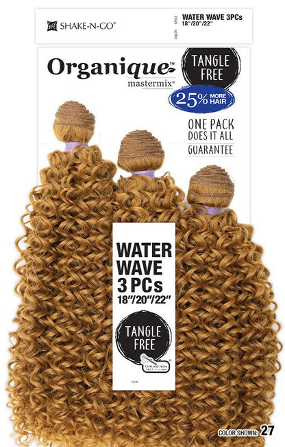 SHAKE N GO Organique  Mastermix Weave - Water Wave 3PCS (18"/20"/22")