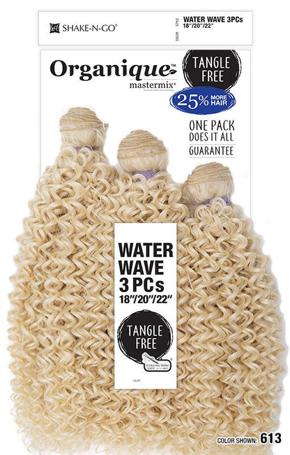 SHAKE N GO Organique  Mastermix Weave - Water Wave 3PCS (18"/20"/22")