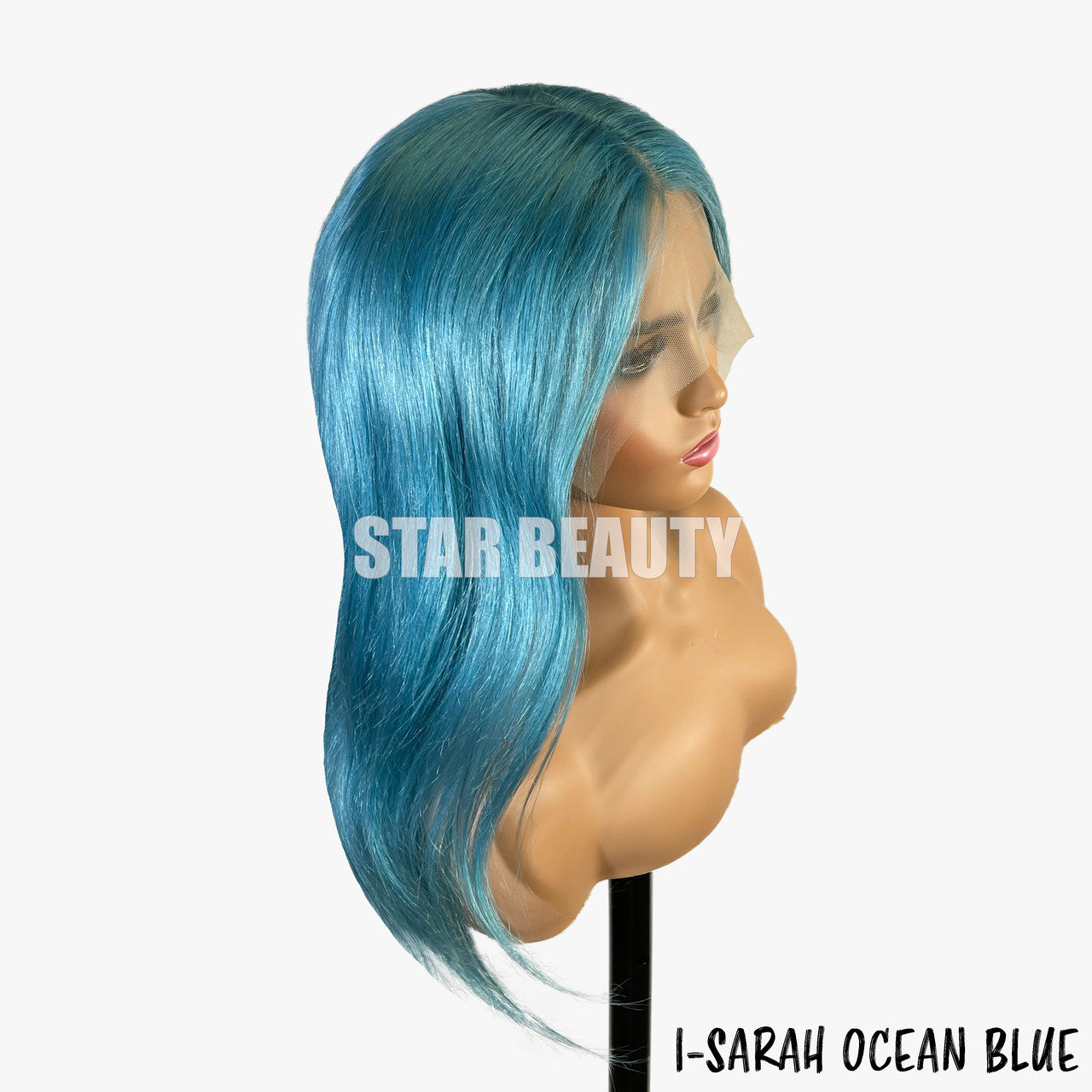 Bellatique 100% Human Hair I-Part Lace Wig - SARAH (OCEAN BLUE)