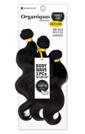 SHAKE N GO Organique  Mastermix Weave - BODY WAVE 3PCS