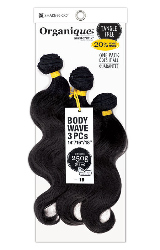 SHAKE N GO Organique  Mastermix Body Wave 3PCS
