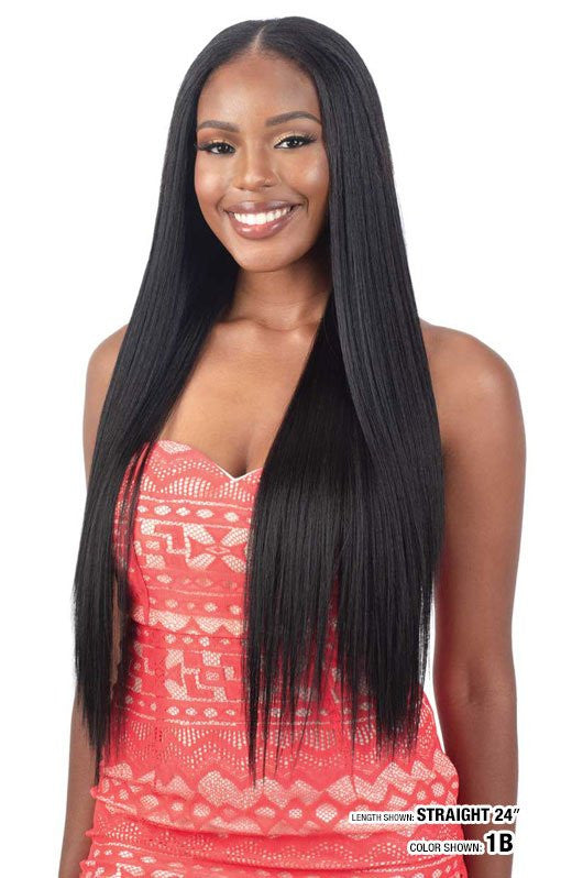 SHAKE N GO Organique  Mastermix Synthetic Clip In Extension 9pcs - STRAIGHT ( 20"- 24")