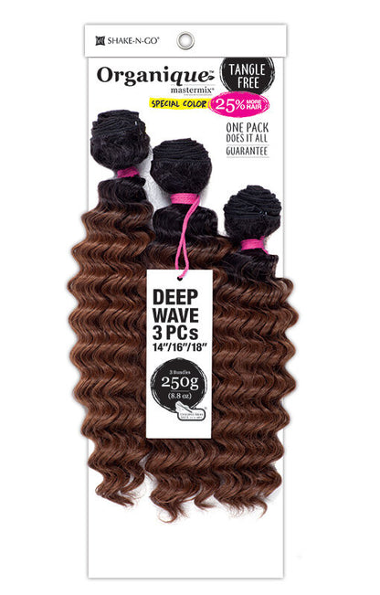 SHAKE N GO Organique  Mastermix Deep Wave 3PCS (14"/16"/18")