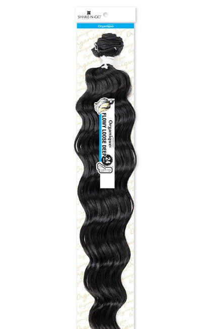 SHAKE N GO Organique  Mastermix Weave - Flowy Loose Deep 24"
