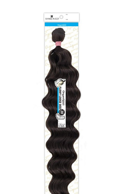 SHAKE N GO Organique  Mastermix Weave - FLOWY LOOSE DEEP 30"