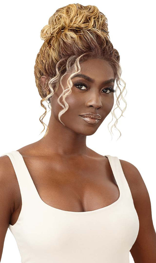 OUTRE 100% Human Hair Blend 13X6 HD Lace Frontal Wig 360 Lace - ANDREINA