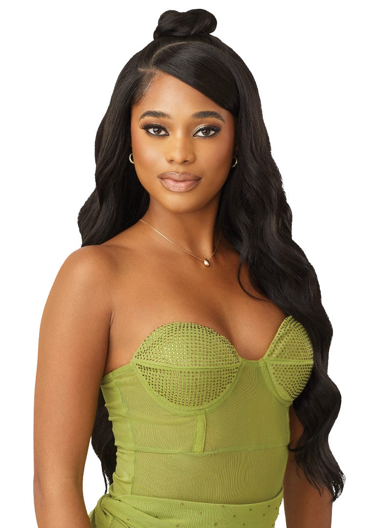OUTRE Synthetic 6X5 Pre-Cut Lace Closure Wig - HHB-Loose Body 26"