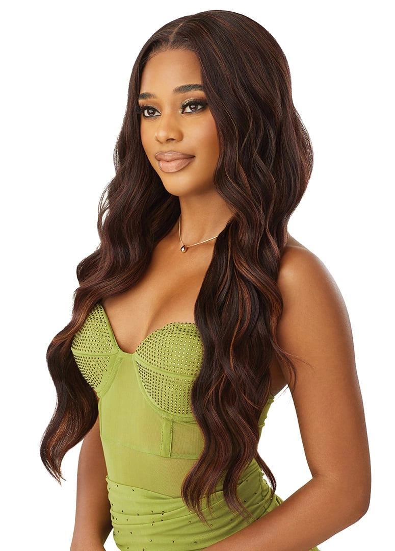 OUTRE Synthetic 6X5 Pre-Cut Lace Closure Wig - HHB-Loose Body 26"