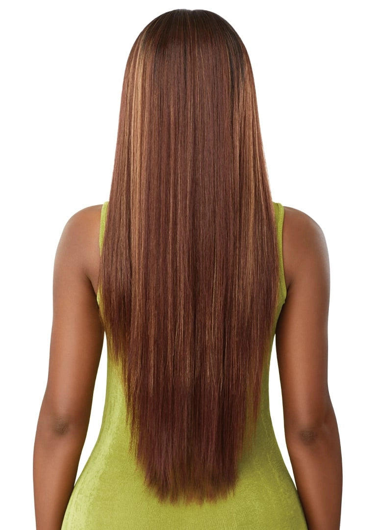 OUTRE Synthetic 6X5 Pre-Cut Lace Closure Wig - HHB-Sleek Yaki 30"