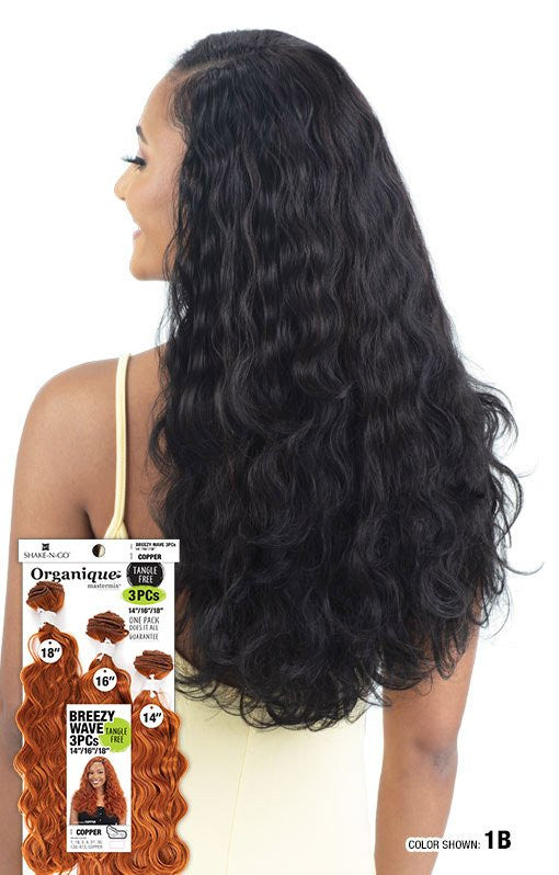 SHAKE N GO Organique Master Mix Weave - BREEZY WAVE 3pcs (14"/16"/18")