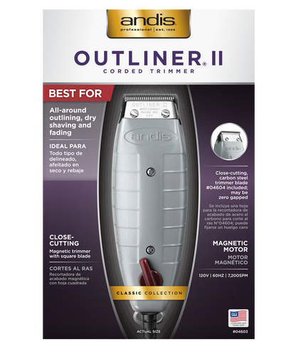 ANDIS Outliner 2 Trimmer (Square Blade)