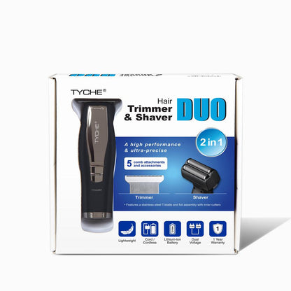 TYCHE Hair Trimmer & Shaver Duo