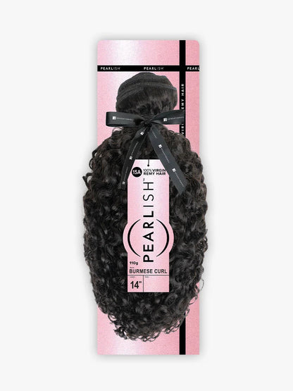 SENSATIONNEL 15A Pearlish 100% Virgin Remi Human Hair Bundle - Burmese Curl (10"-24")