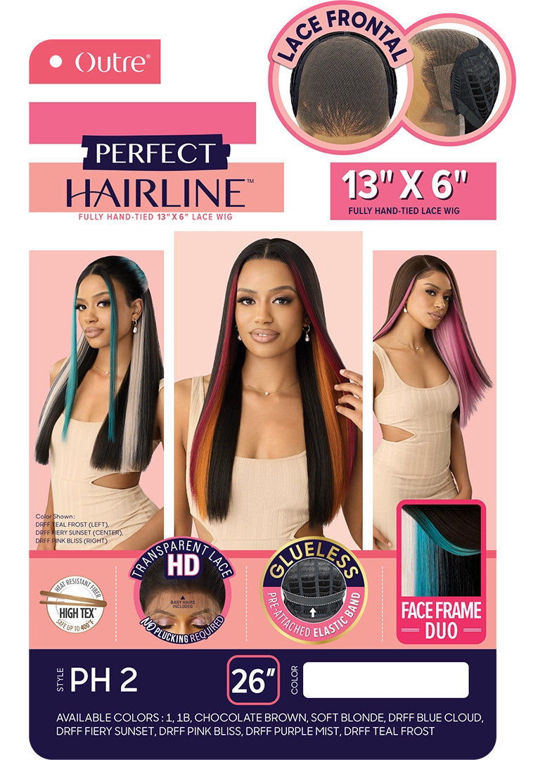 OUTRE Perfect Hairline Synthetic 13x6 HD Lace Front Wig - PH 2