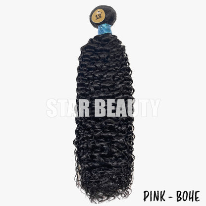 15A PINK LEMON Brazilian Single Bundle - Bohemian Curl