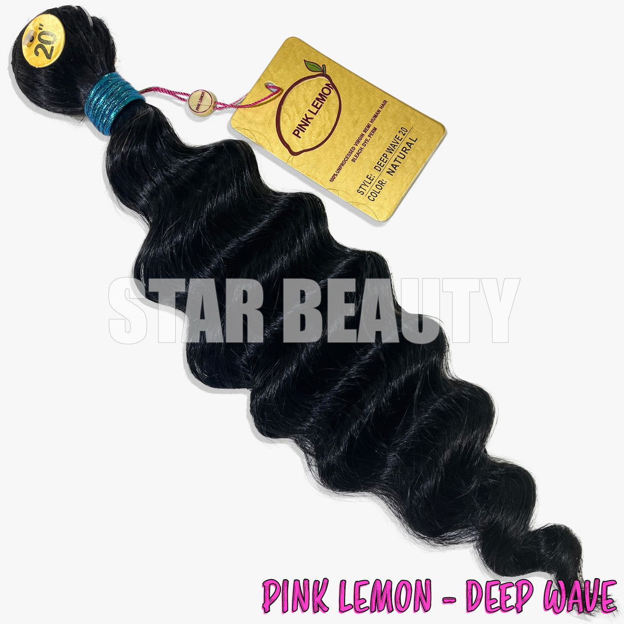 15A Pink Lemon Brazilian Single Bundle - Deep Wave