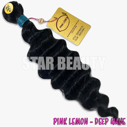 15A Pink Lemon Brazilian Single Bundle - Deep Wave