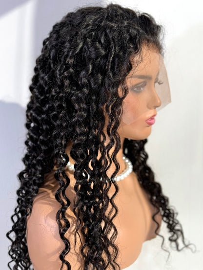 15A PINK LEMON GOLD 100% Human Hair 13X6 Lace Front Wig - ALABAMA