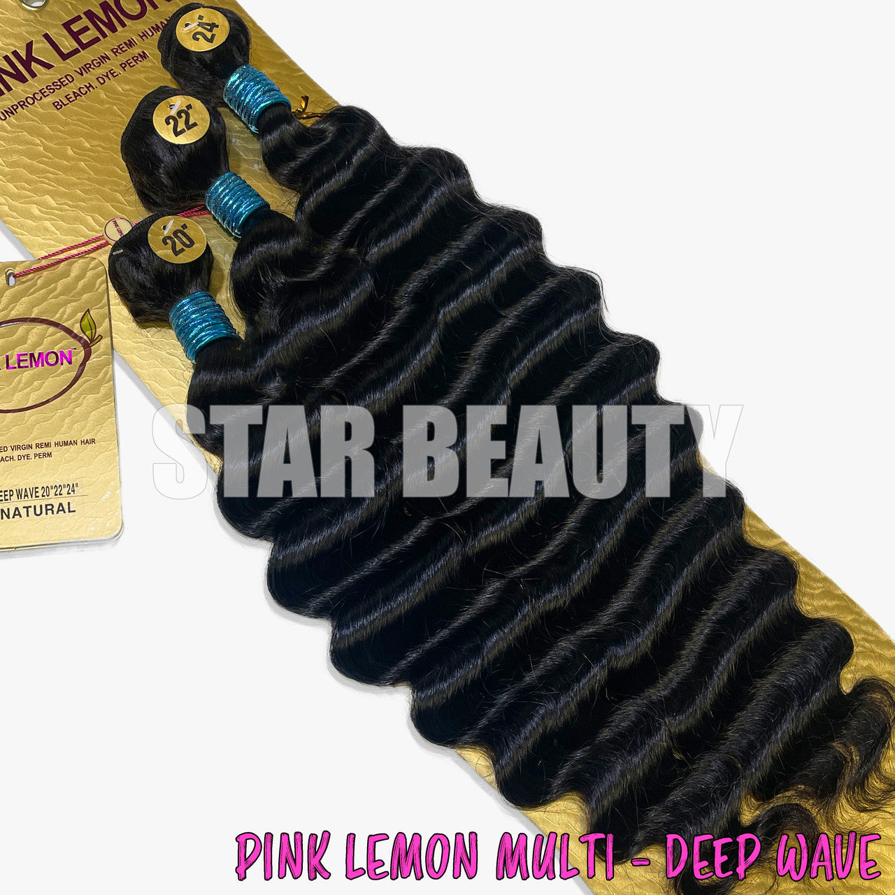 15A PINK LEMON Brazilian 3 Bundle Multi Pack - Deep Wave