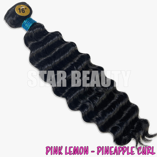 15A PINK LEMON Brazilian Single Bundle - Pineapple Curl