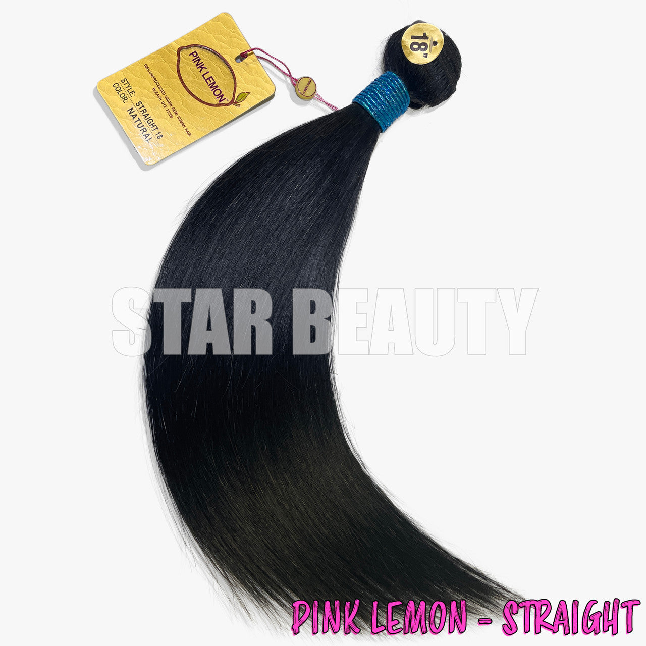 15A Pink Lemon Brazilian Single Bundle - Straight