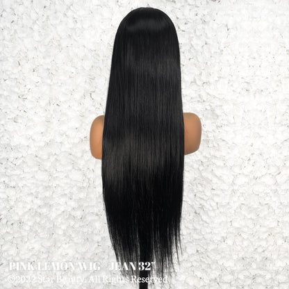 15A PINK LEMON 100% Human Hair 13x4 Lace Front Wig - JEAN (18"- 32")