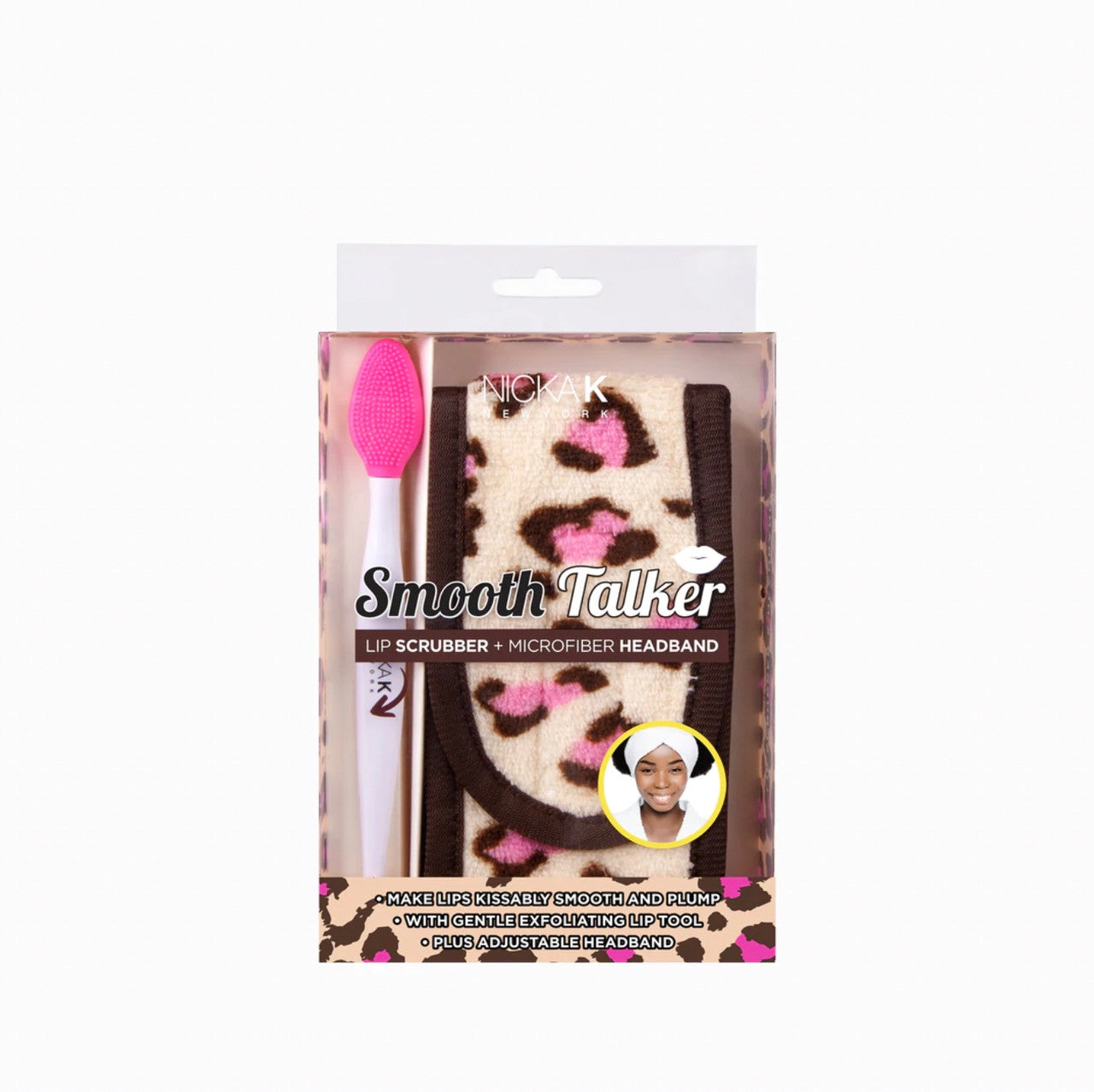 NICKA K Smooth Talker Lip Scrubber & Headband