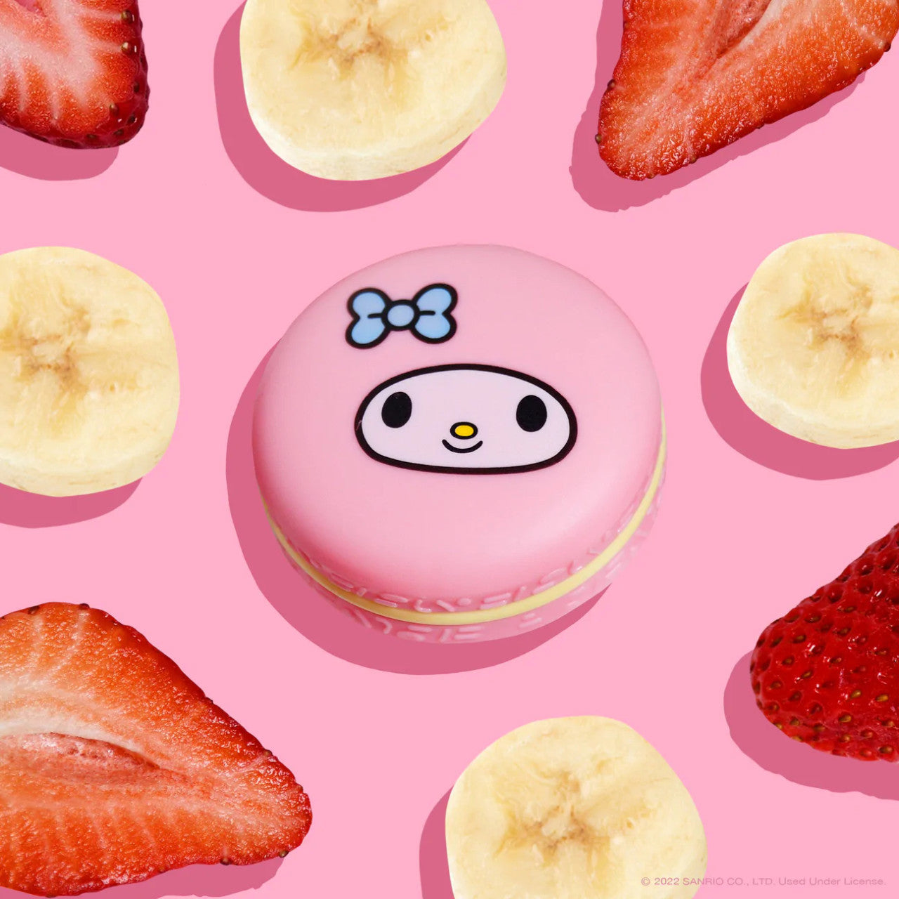 THE CREME SHOP x My Melody Macaron Lip Balm - Strawberry Banana