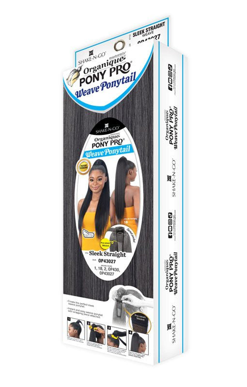 SHAKE N GO Organique Mastermix Pony Pro - SLEEK STRAIGHT