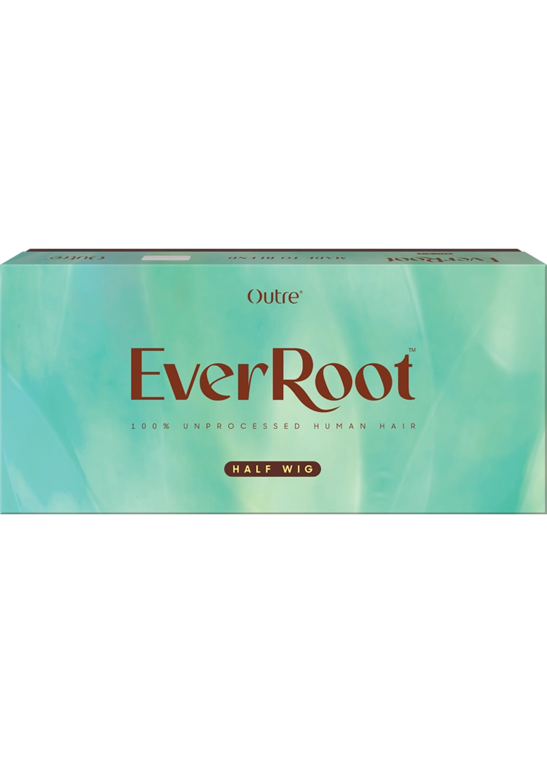 OUTRE 100% Unprocessed Human Hair EVERROOT Half Wig - HH-Yaki Straight 22"