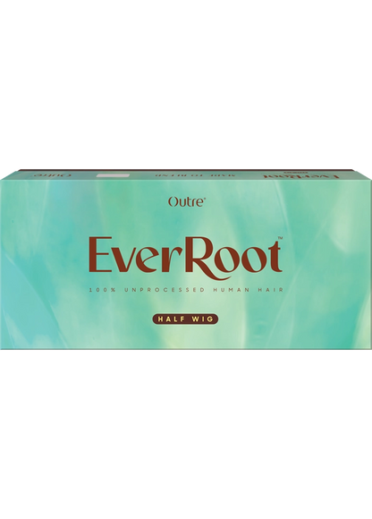 OUTRE 100% Unprocessed Human Hair EVERROOT Half Wig - HH-Yaki Straight 22"