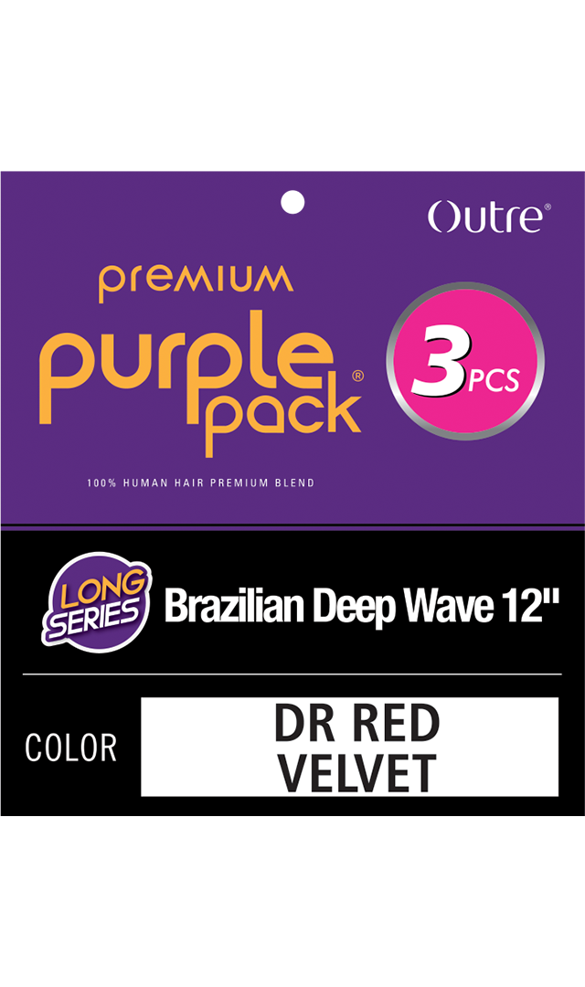 OUTRE Purple Pack 3pcs - BRAZILIAN DEEP WAVE 12"
