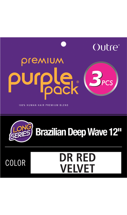 OUTRE Purple Pack 3pcs - BRAZILIAN DEEP WAVE 12"