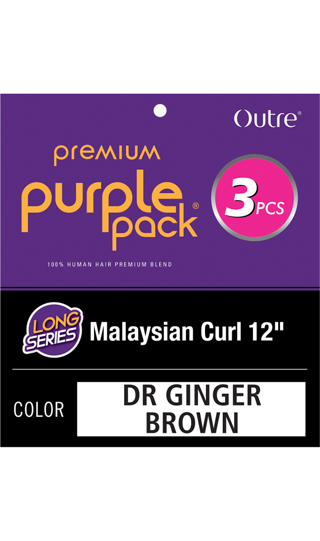 OUTRE Purple Pack 3pcs - MALAYSIAN CURL 12"