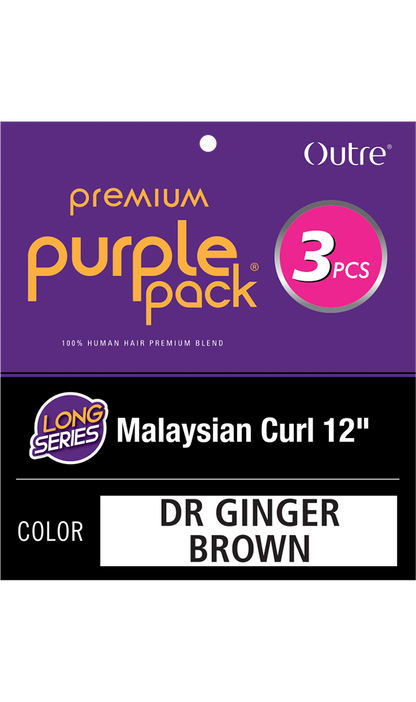 OUTRE Purple Pack 3pcs - MALAYSIAN CURL 12"