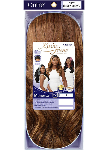 OUTRE HD Transparent Lace Front Wig - MONESSA