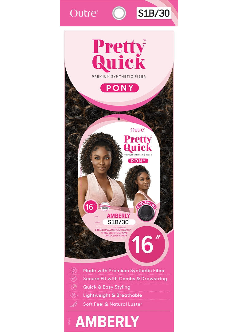 OUTRE Synthetic Pretty Quick Pony - AMBERLY