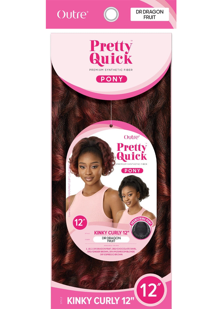 OUTRE Synthetic Pretty Quick Pony - Kinky Curly 12"