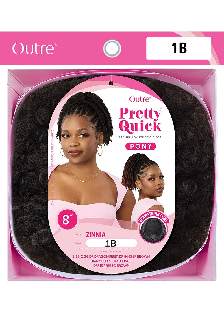 OUTRE Synthetic Pretty Quick Pony - Zinnia