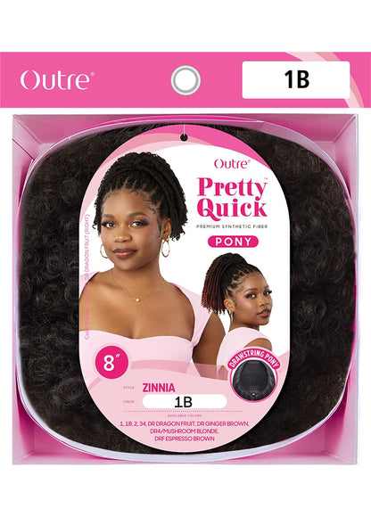 OUTRE Synthetic Pretty Quick Pony - Zinnia