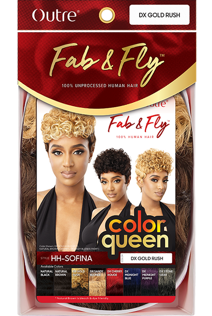 OUTRE Fab & Fly 100% Unprocessed Human Hair Wig HH-SOFINA