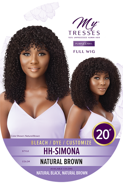OUTRE 100% Unprocessed Human Hair Full Cap Wig - SIMONA