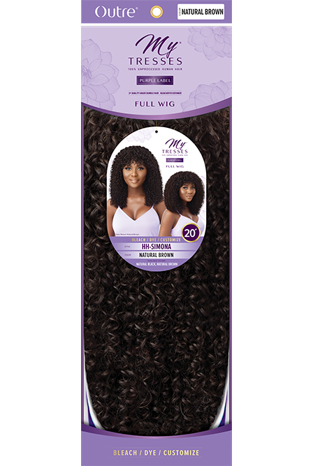 OUTRE 100% Unprocessed Human Hair Full Cap Wig - SIMONA