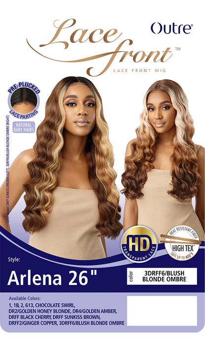 OUTRE HD Transparent Lace Front Wig - ARLENA 26"