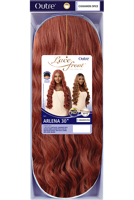OUTRE Premium Synthetic HD Swiss Lace Front Wig - ARLENA 30"