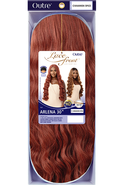 OUTRE Premium Synthetic HD Swiss Lace Front Wig - ARLENA 30"