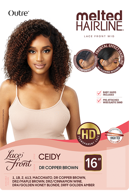 OUTRE Synthetic Melted Hairline Lace Front Wig - CEIDY