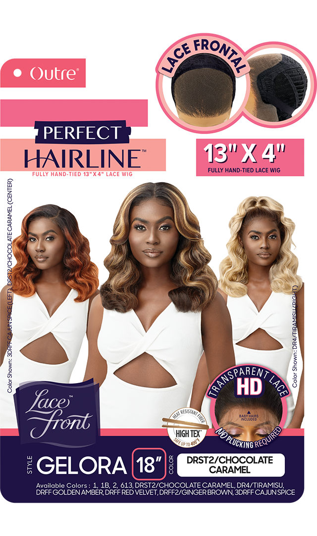 OUTRE Perfect Hairline Synthetic HD Lace Wig - GELORA