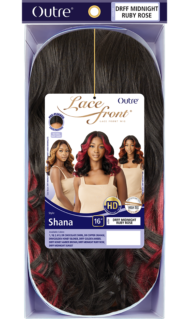 OUTRE HD Transparent Lace Front Wig - SHANA