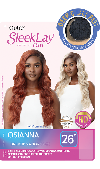 OUTRE SleekLay Synthetic Part Lace Front Wig - OSIANNA
